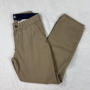 JK Boys Authentic J Khaki Pants 14R  Uniform Pant Pockets EUC